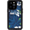 NFL Seattle Seahawks Tropical Print iPhone 15 Pro Waterproof Case